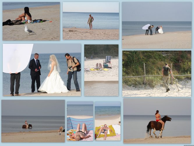 Strandleben am Tag