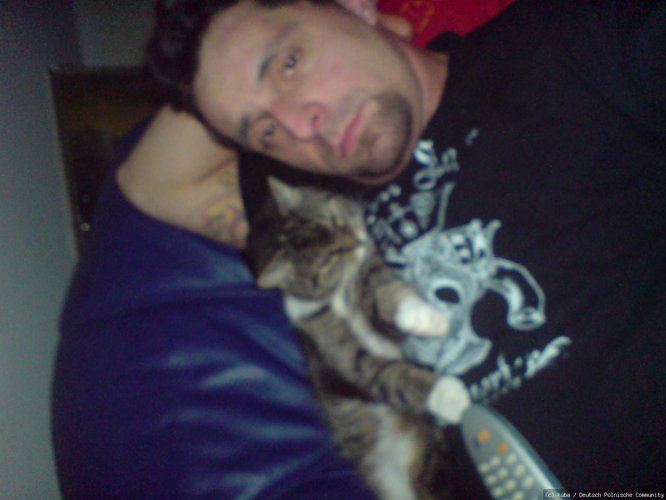 meine tadkranke katze