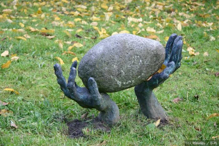 Tragende Hände