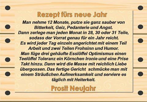 ich wünsche Euch das beste
