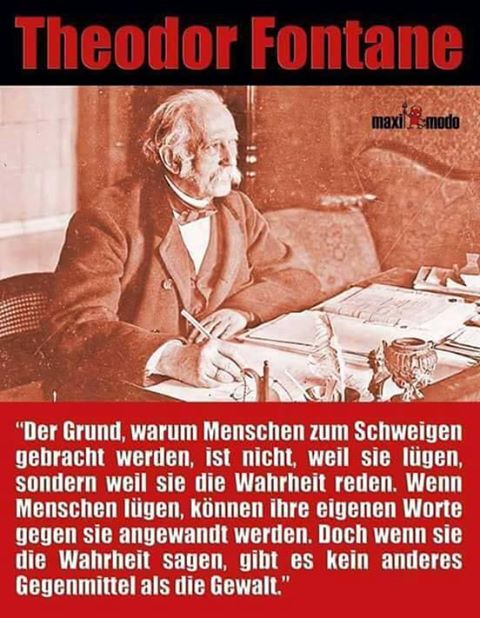 genau so ist es aber Wahrheit muss sein