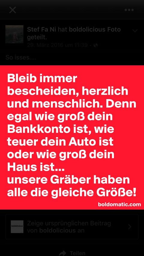das sind menschliche Züge