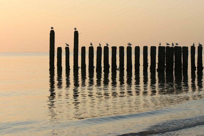 Sonnenuntergang am Strand