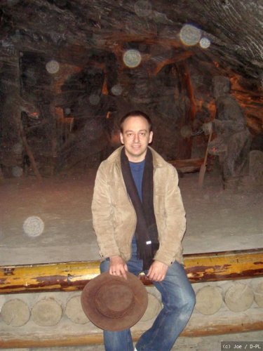 Ich im Salzbergwerk Wieliczka