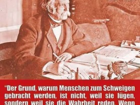 genau so ist es aber Wahrheit muss sein