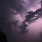 Ein Gewitter zieht auf