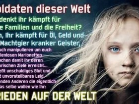 An die Soldaten der NATO Länder - Denkt mal nach -